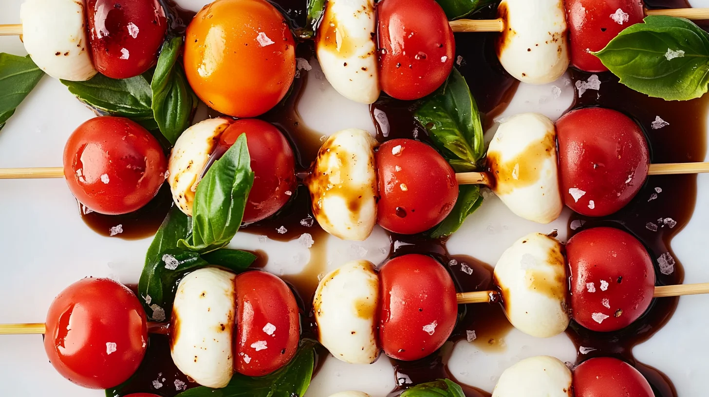 Caprese Bites are the perfect party appetizer.