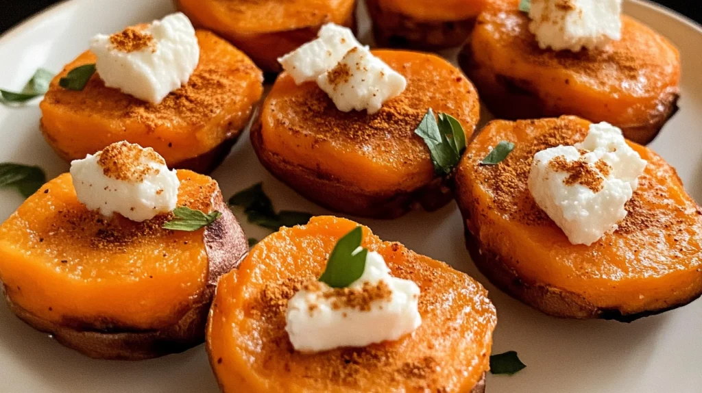 Sweet Potato Bites are a delicious snack option.