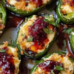 Cranberry Brie Jalapeño Poppers are a festive treat.