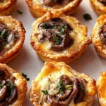 Upside-Down Cream Of Mushroom Tartlets Delight Everyone