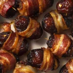 Bacon Wrapped Dates are a delicious appetizer choice.