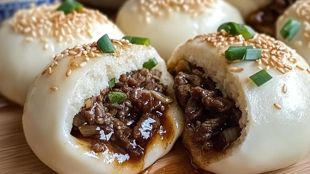 Beef Bao Buns are a delicious Asian treat.