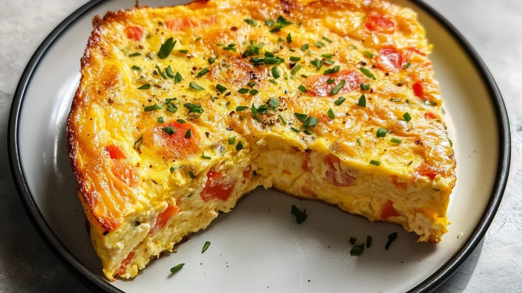 Pimento Cheese Frittata is a delicious breakfast option.