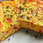 Pimento Cheese Frittata is a delicious breakfast option.