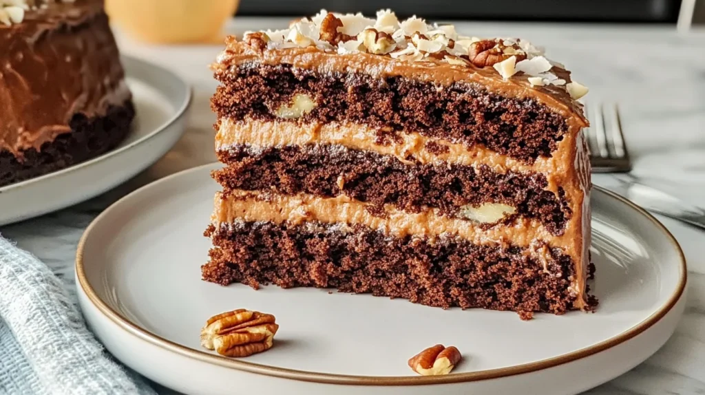 German Chocolate Cake is a delicious dessert recipe.