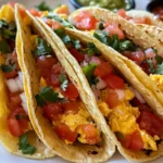 Migas Breakfast Tacos are a delicious morning treat.