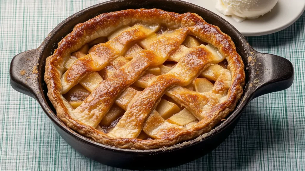 Easy Skillet Apple Pie is a delicious dessert recipe.