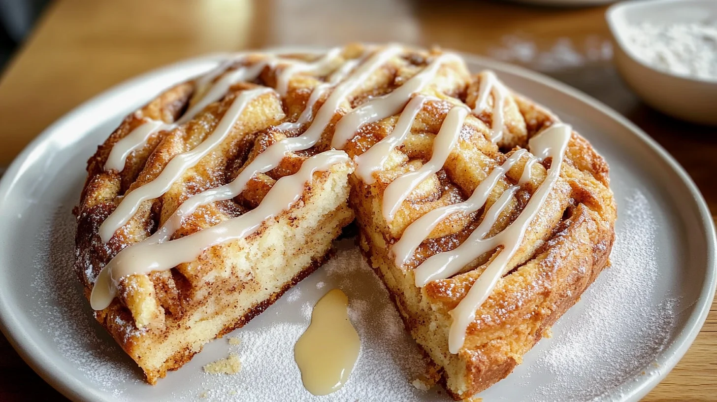 Giant Cinnamon Roll Scone is a must-try treat!