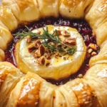 Baked Brie Wreath: A Festive Holiday Delight