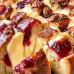 Cranberry Brie Pull-Apart Bread is a festive delight.