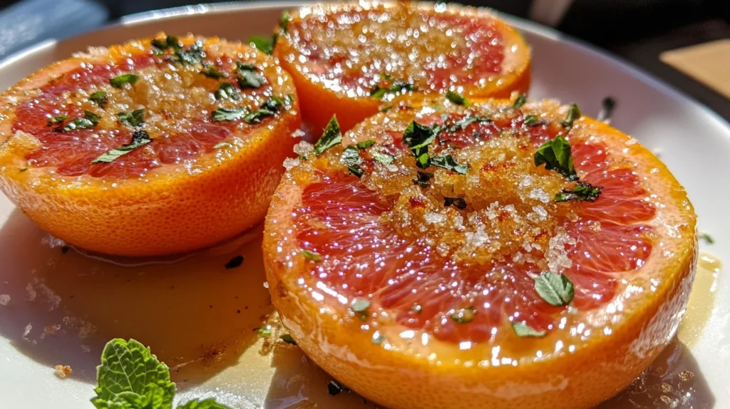 Broiled Grapefruit With Brown Sugar and Flaky Salt Recipe