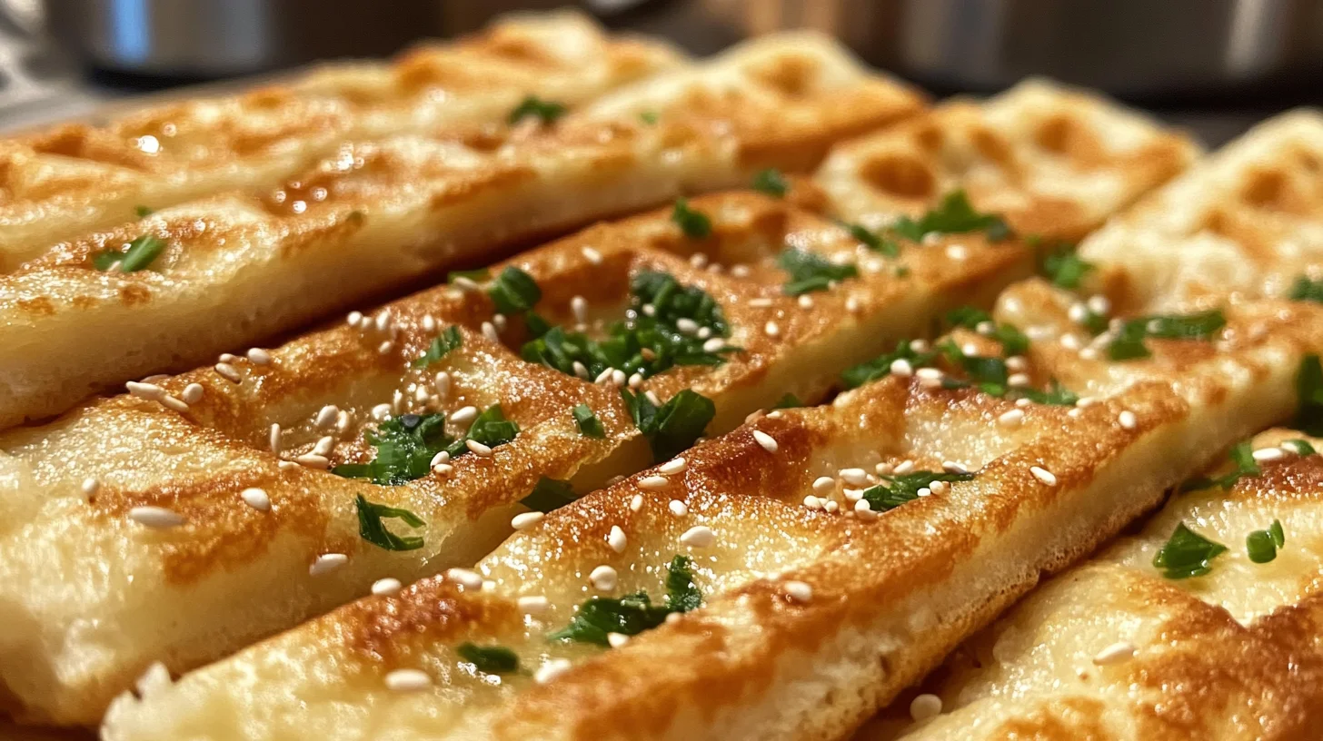 Toasted Sesame and Scallion Waffles are Delicious!