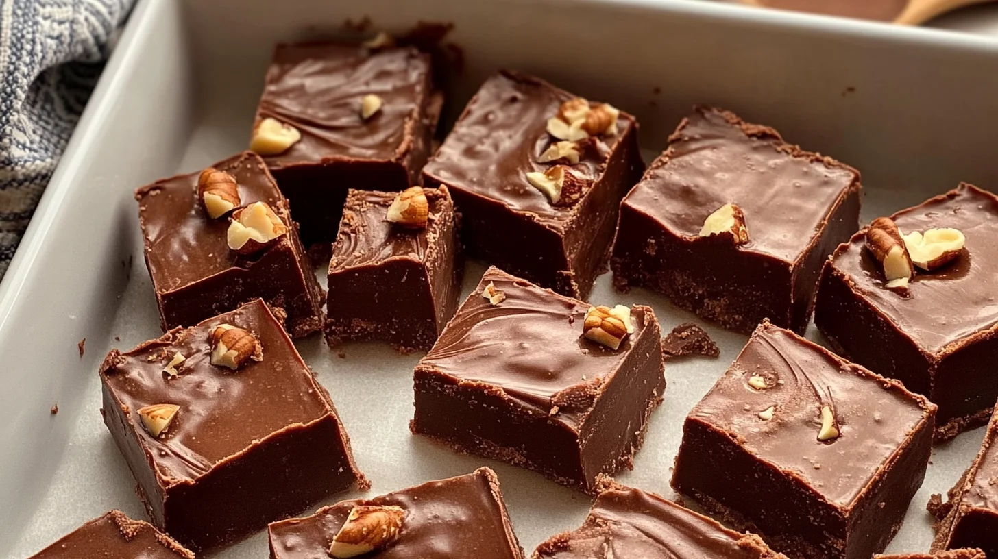 Mamie Eisenhower's Chocolate Fudge is a classic treat.