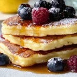 Lemon Ricotta Pancakes are a delicious breakfast treat.