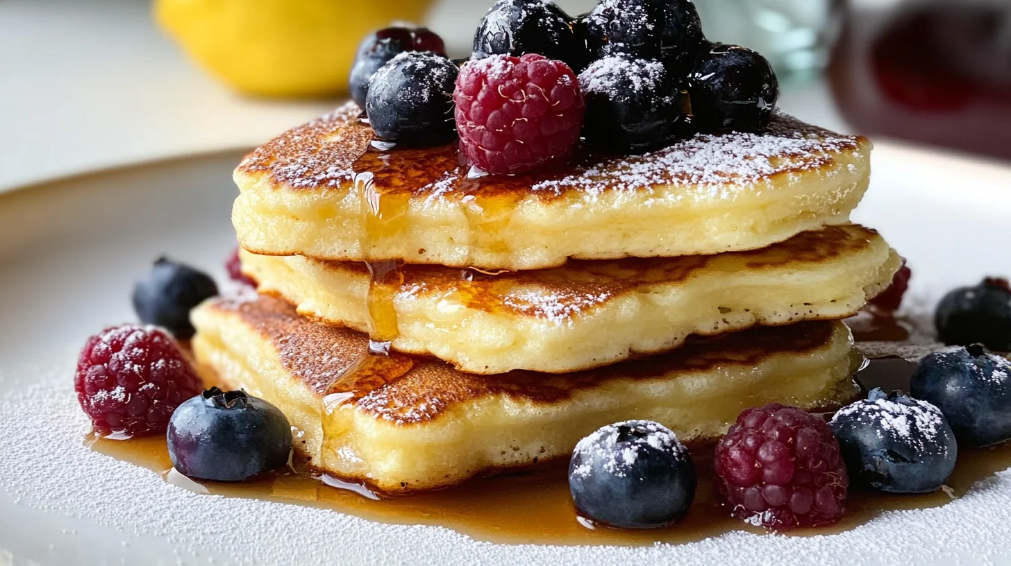 Lemon Ricotta Pancakes are a delicious breakfast treat.