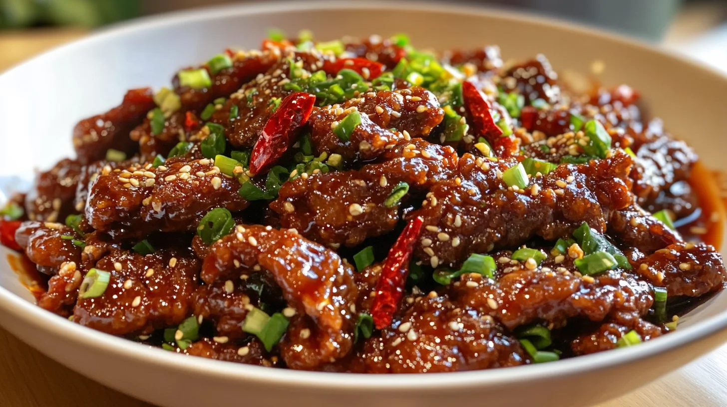 Sichuan Crispy Chili Beef: Deliciously Spicy and Crunchy